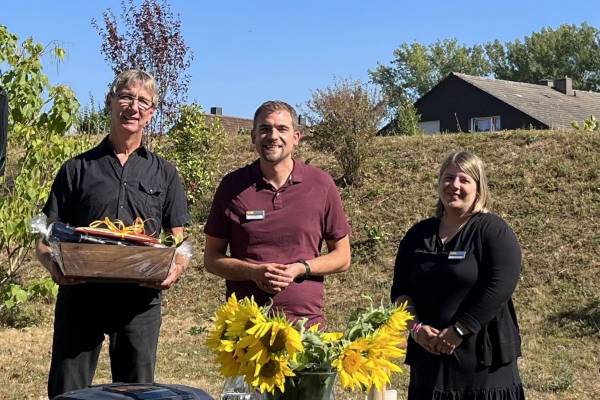 Verabschiedung mit Gartengottesdienst