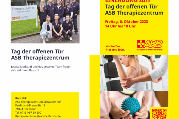 Tag der offenen Tür im ASB Therapiezentrum Heilbronn