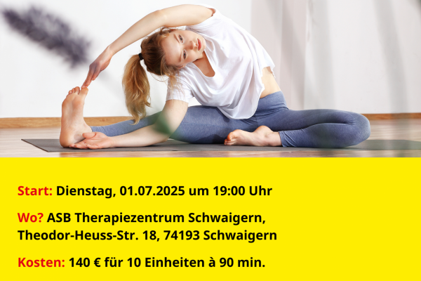 Hatha-Yoga im ASB Therapiezentrum in Schwaigern