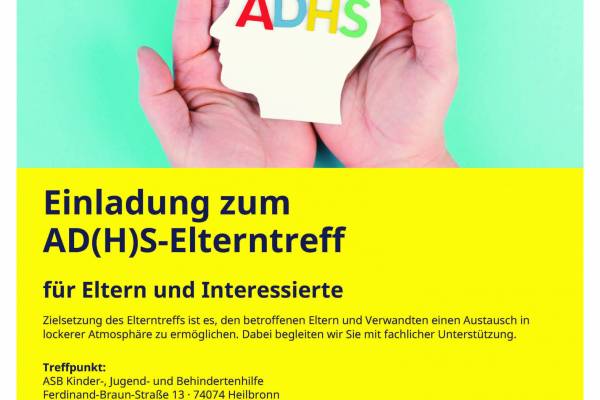Treffen für Eltern von Kindern mit AD(H)S