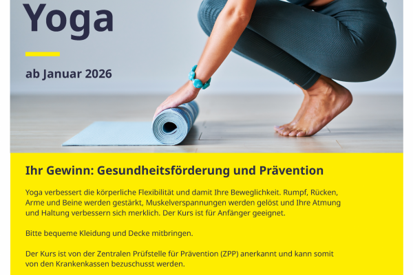 Neuer Yoga-Kurs in Schwaigern
