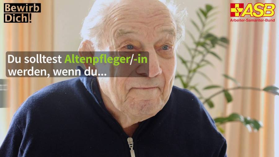 Imagefilm: Ausbildung zum examinierten Altenpfleger (m/w)