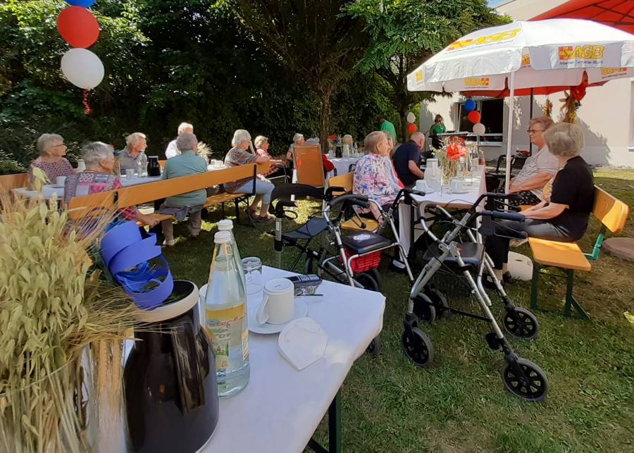 Sommerfest im ASB Haus für Pflege und Gesundheit in Möckmühl