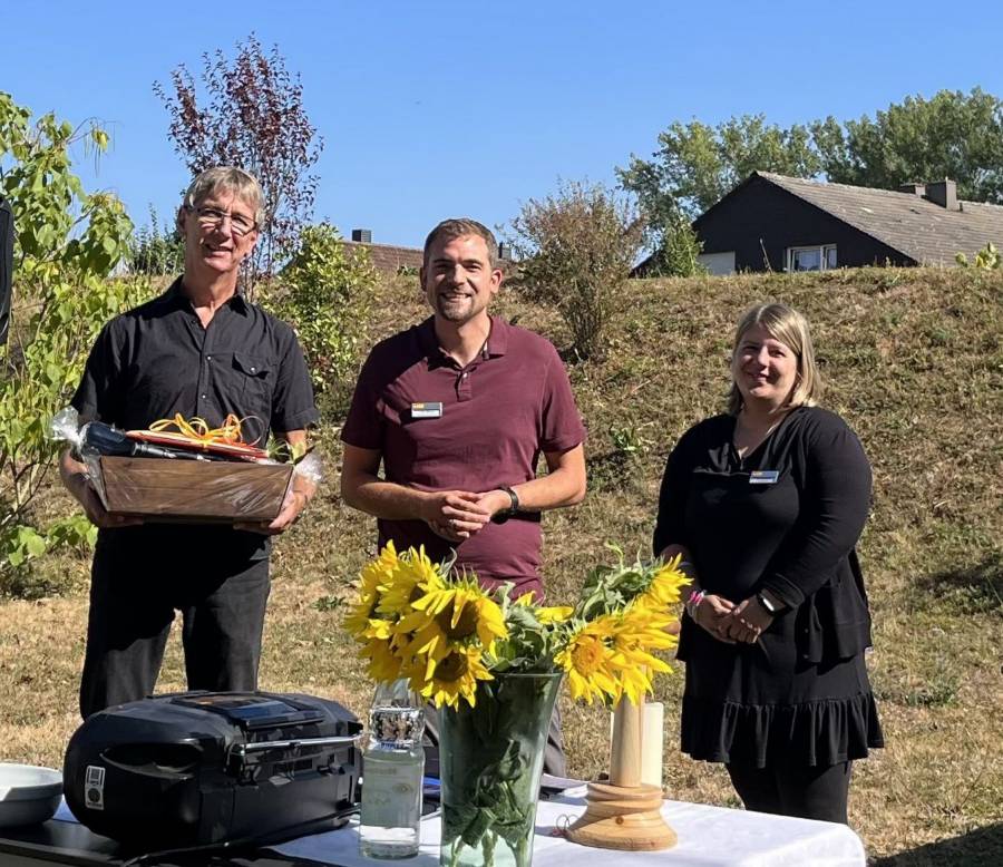 Verabschiedung mit Gartengottesdienst