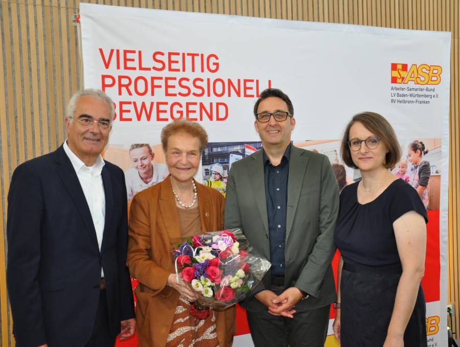 ASB ZÜNDSTOFF mit Bundesjustizministerin a.D. Herta Däubler-Gmelin