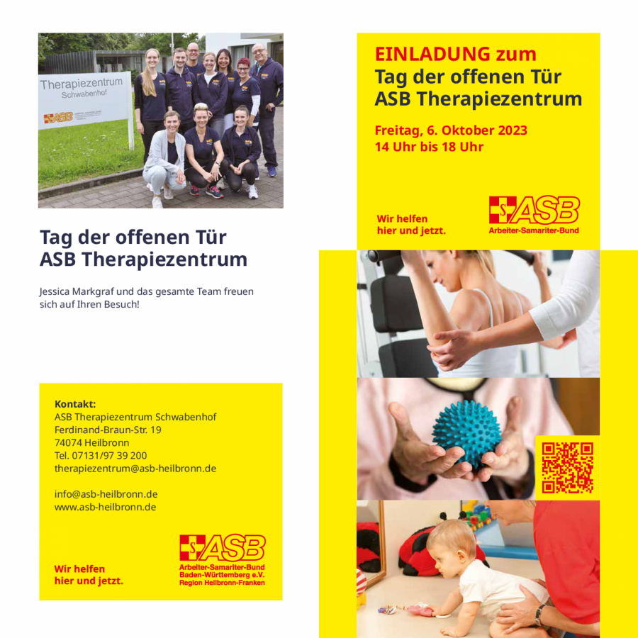 Tag der offenen Tür im ASB Therapiezentrum Heilbronn