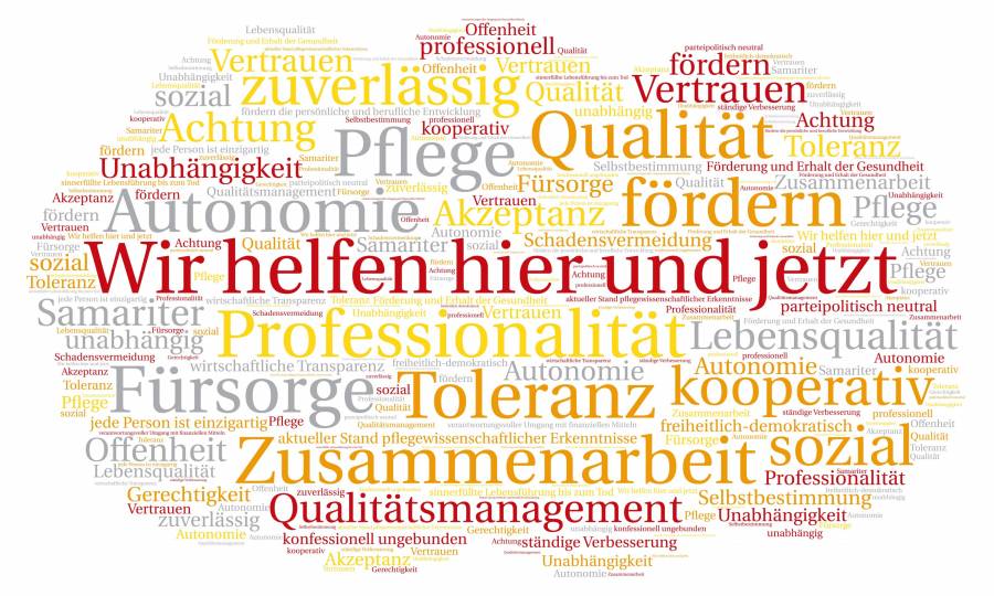 Das Pflegeleitbild des ASB Baden-Württemberg e.V.